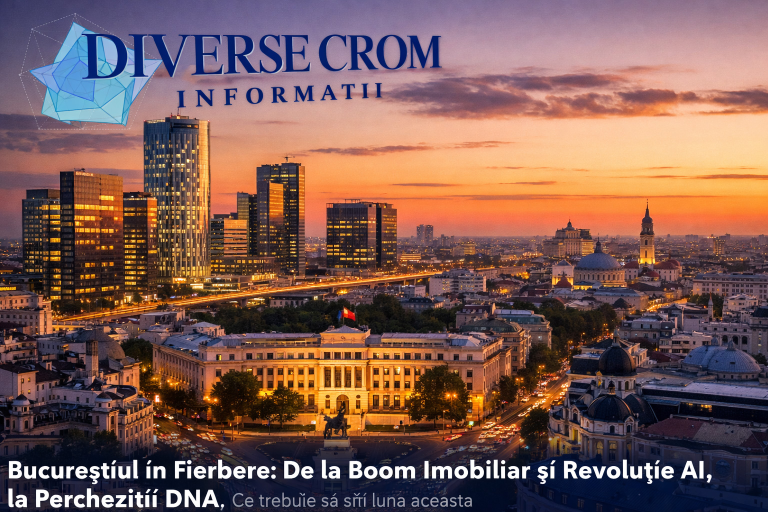 Bucureștiul în Fierbere: De la Boom Imobiliar și Revoluție AI, la Percheziții DNA. Ce trebuie să știi luna aceasta