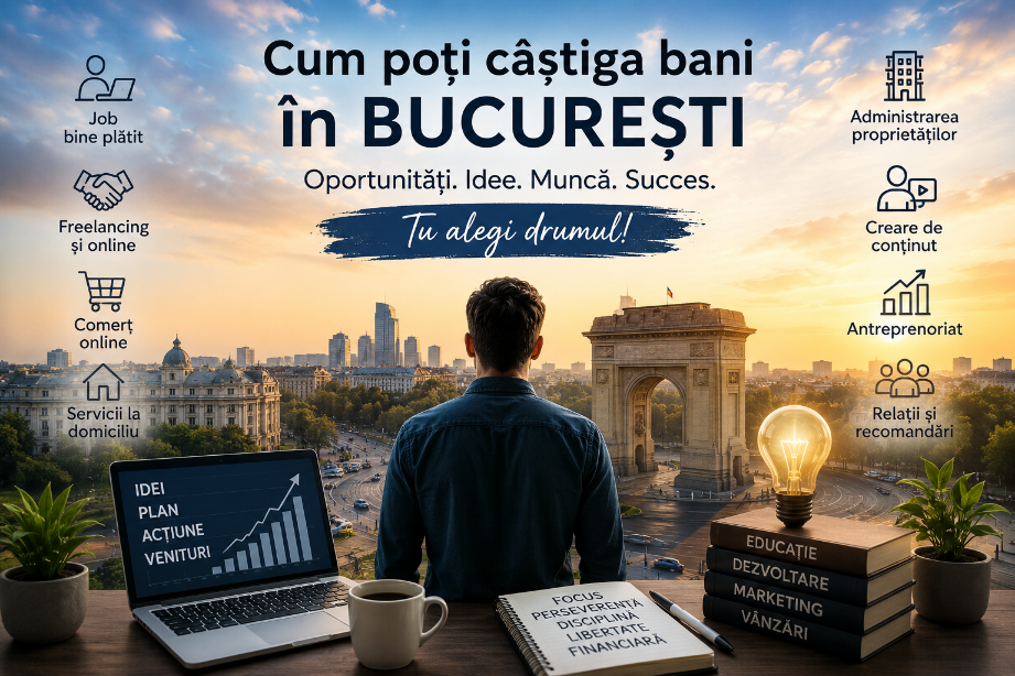 Cum poți castiga bani in Bucuresti.